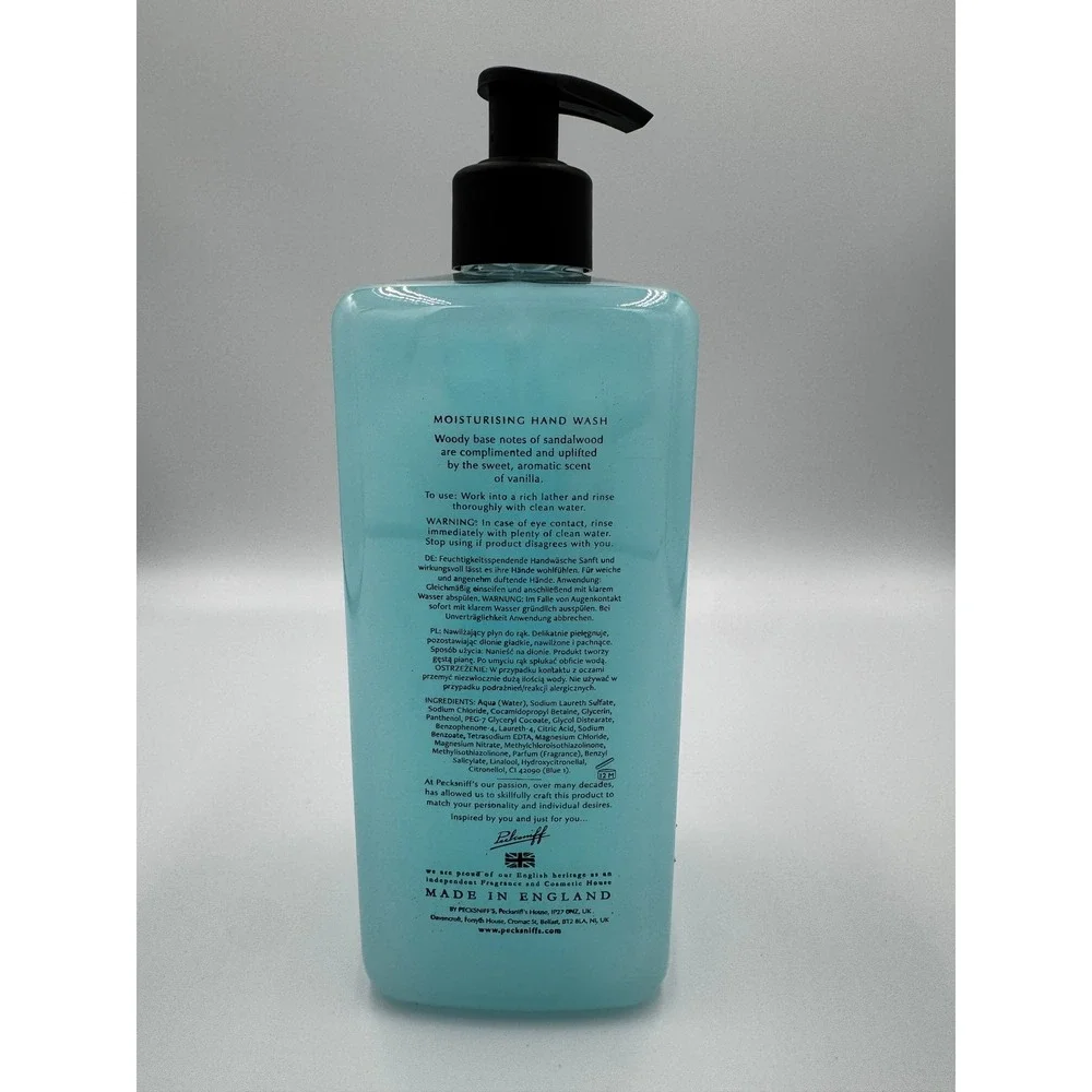 Pecksniff's Sandalwood & Vanilla Moisturizing Hand Wash, 24.5 fl oz - BRAND NEW!
